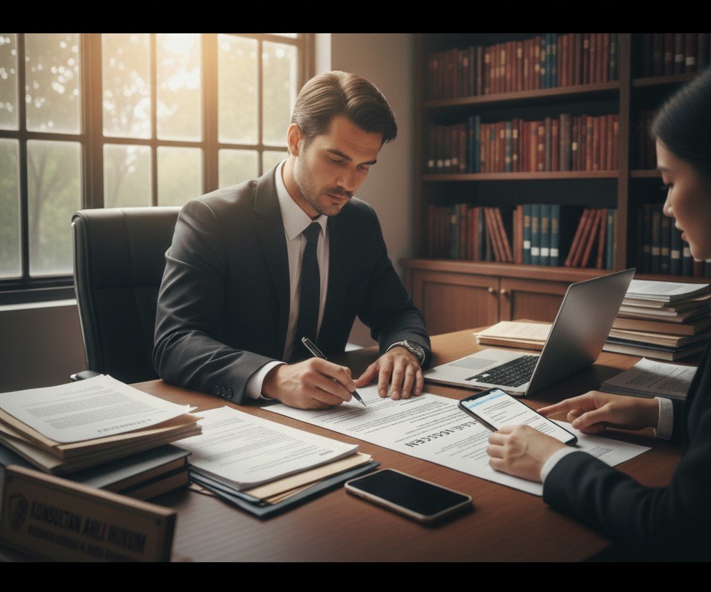 Ilustrasi persiapan dokumen